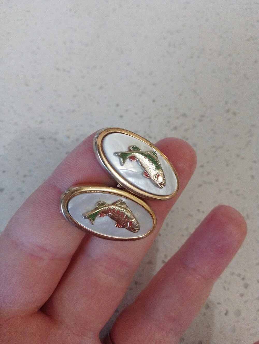 Vintage Fish Cufflinks